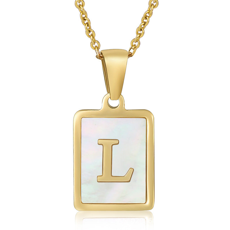 Initial Charm Necklace