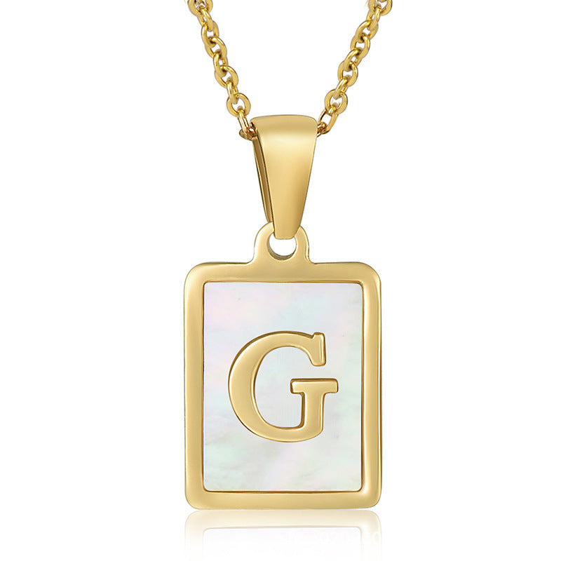 Initial Charm Necklace