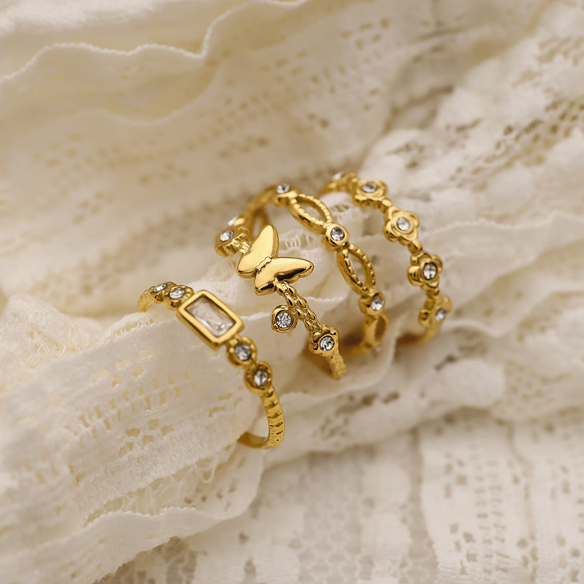 Golden Wings Ring