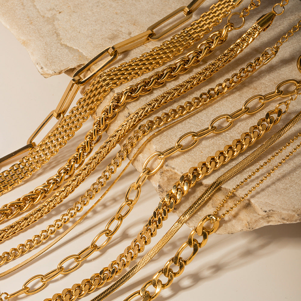 Luxe Layered Chain Bracelet