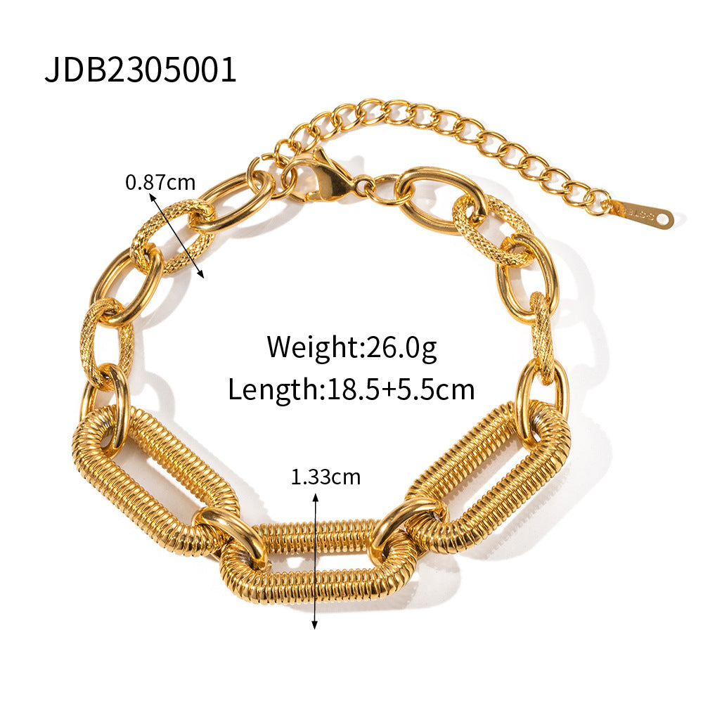 Luxe Layered Chain Bracelet