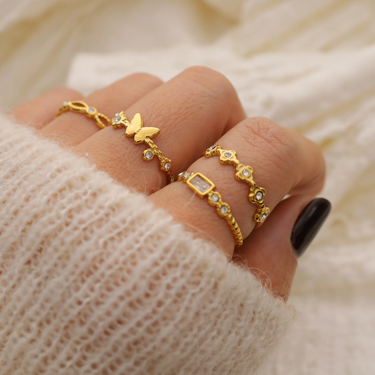 Golden Wings Ring