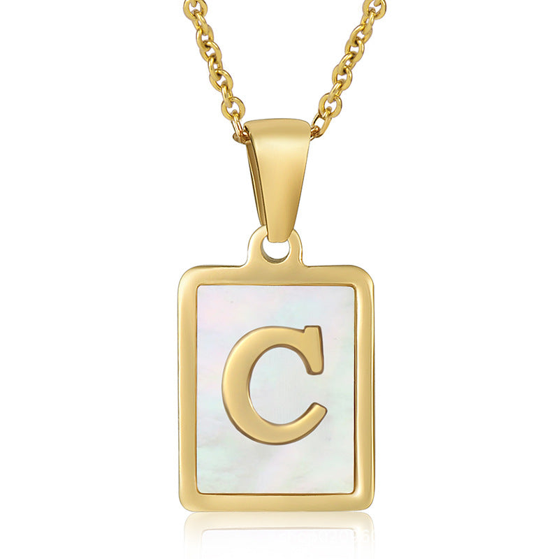 Initial Charm Necklace